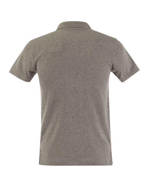 Polo Ralph Lauren Gray Slim-Fit Pique Polo Shirt for men