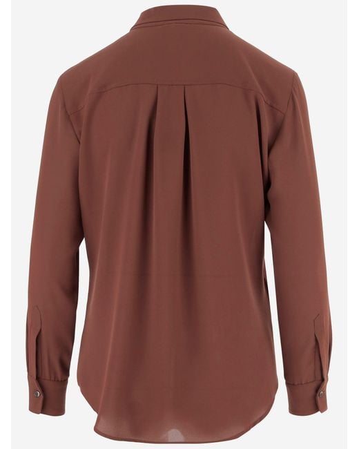 F.it Brown Technical Fabric Shirt