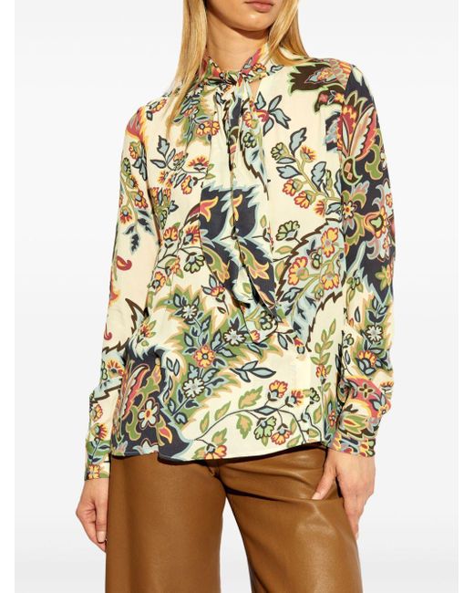 Etro Metallic Printed Shirt