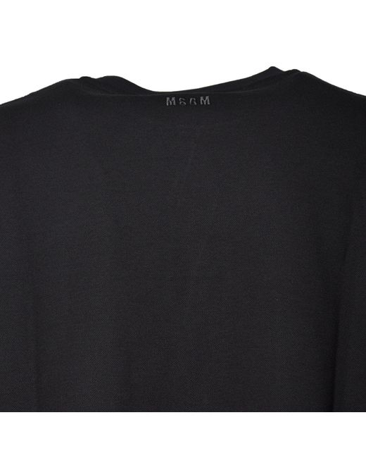 MSGM T-shirts En Polo's in het Black