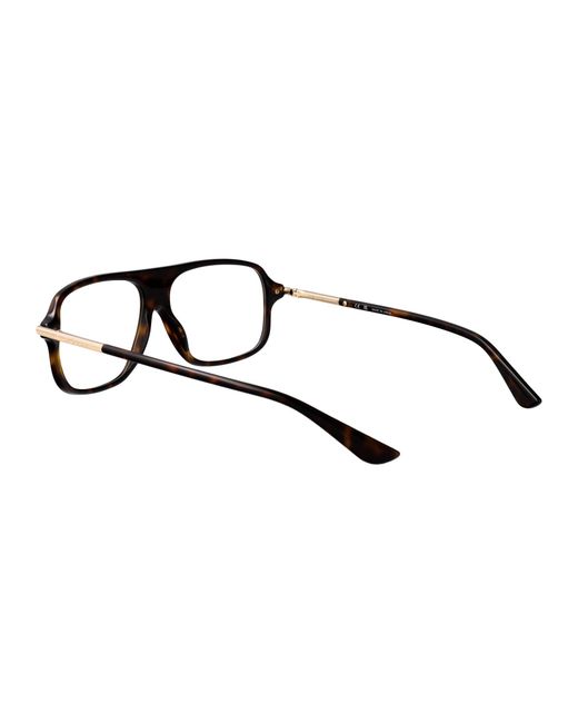 McQueen Black Aviator Optical Am0555 O 002