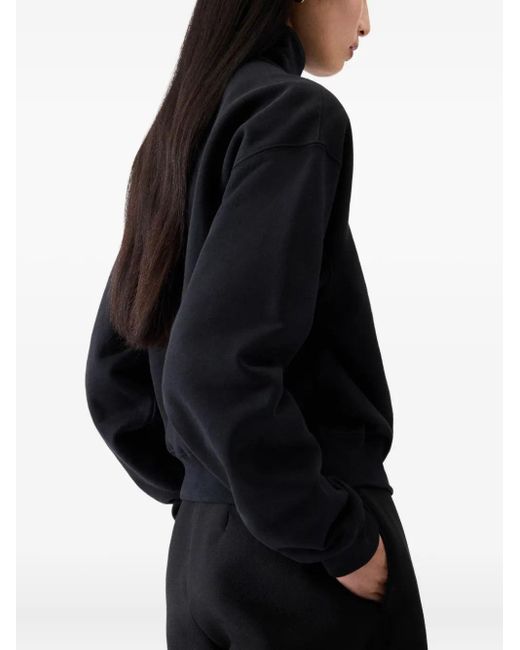 Jacquemus Black Schwarzes Baumwoll-Sweatshirt