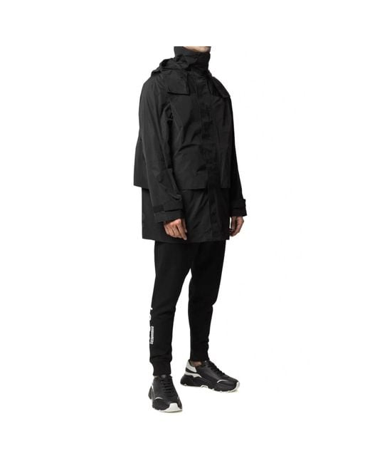 DSquared² Black Windbreaker Jacket For for men