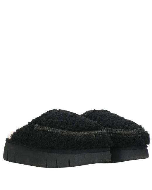 Mou Black Sandals