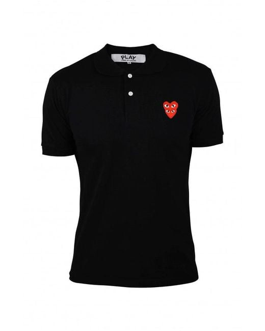 Comme des Garçons Black Polo Shirt