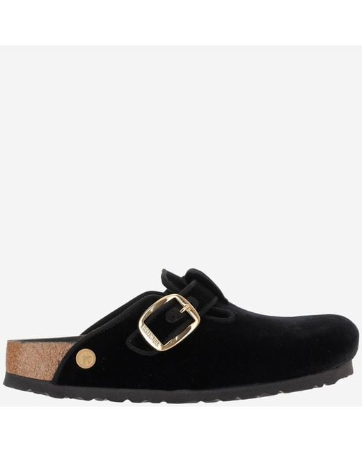 Birkenstock Black Boston Big Buckle Rivet