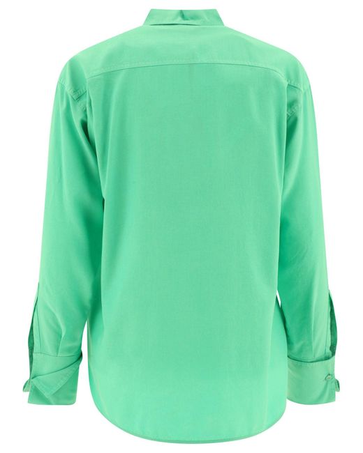Camisa de seda de Max Mara de color Green