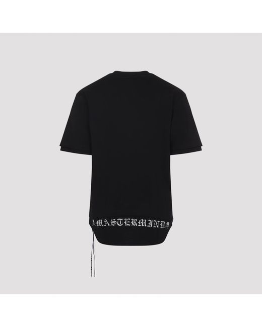 Mastermind Japan Black Layered Short Ss Tee