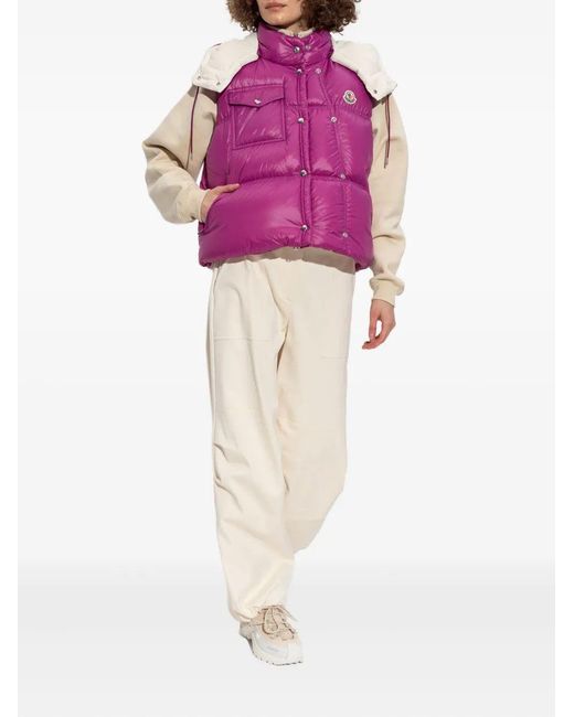 Moncler Purple Pario Vest