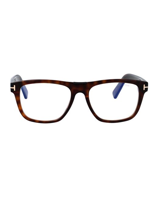 Tom Ford Brown Avana Scura Acetate Glasses for men