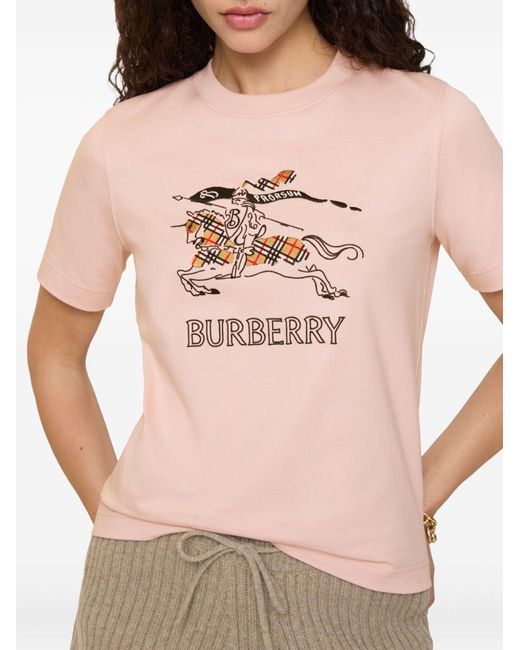 Burberry Pink T-Shirt 'Frankie'