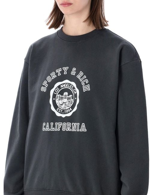 Sporty & Rich Black Sporty Mini Stylish Tee For