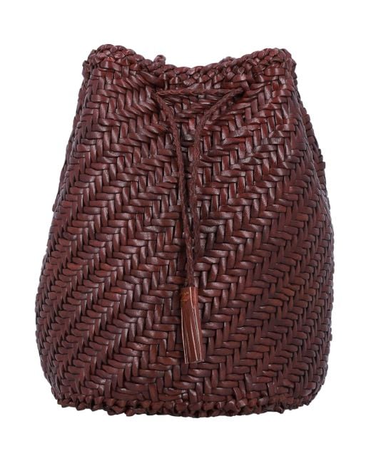 Dragon Diffusion Purple Pompom Double Jump Bucket Bag