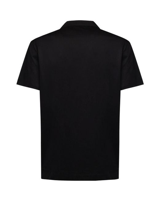 Polo de algodón negro de Dondup de hombre de color Black