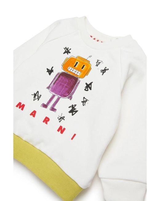 Marni White Sweatshirt