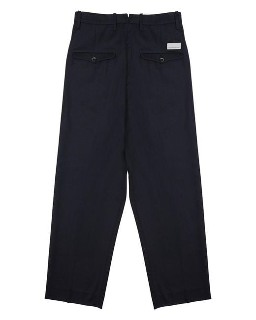 Nine:inthe:morning Blue Trousers Kai Wool for men