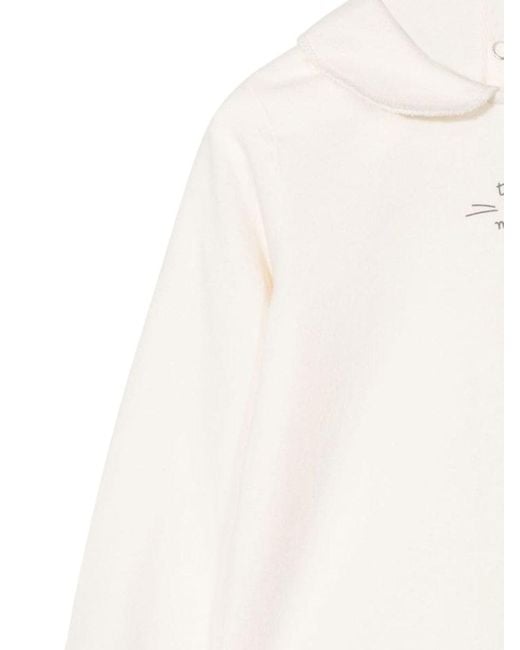 Teddy & Minou White Bodysuit M/L Small Logo