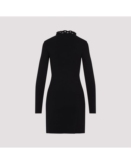 Rabanne Black Silk Mini Dress