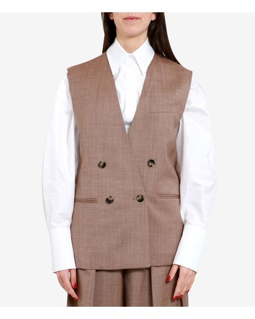 PHILOSOPHY BY LORENZO SERAFINI Brown Jackets
