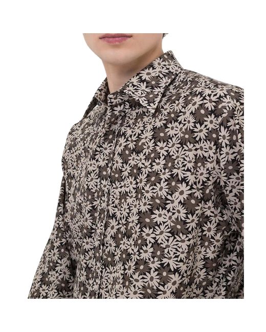 Tom Ford Floral Shirt in het Gray voor heren