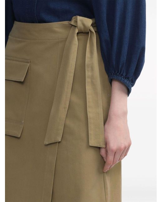 Closed Green Wrap Skirt for men