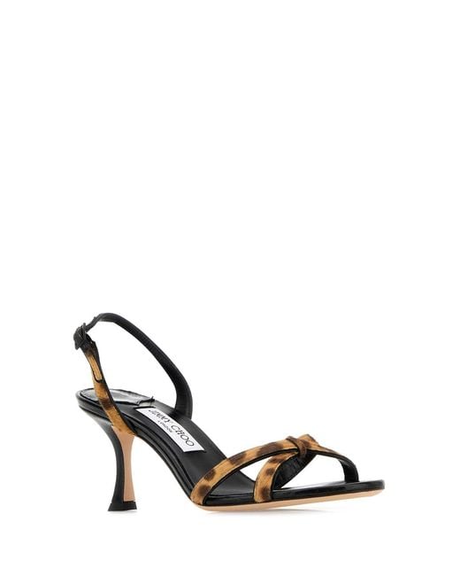Jimmy Choo Multicolor Open Toe Heels