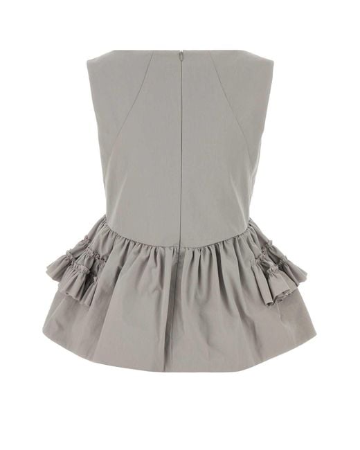Dries Van Noten Gray 02350-Casey 3305 W W Top