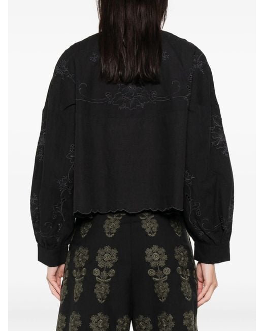 Antik Batik Black Carmina Blouse
