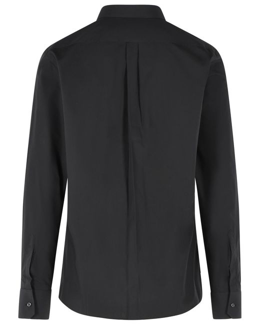 Dolce & Gabbana Black Cotton Shirt for men