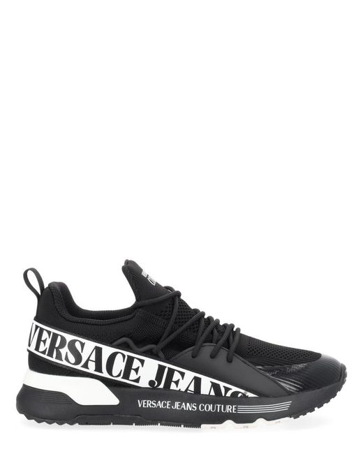 Versace Jeans Couture Black Sneaker Con Logo