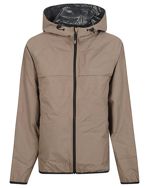 H2O SPORTSWEAR Brown Packable Rain Jacket