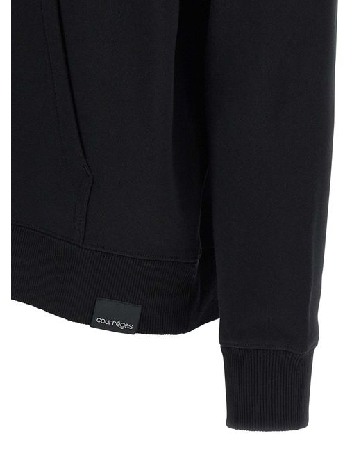 Sweat à capuche et foulard des cours Courreges en coloris Blue