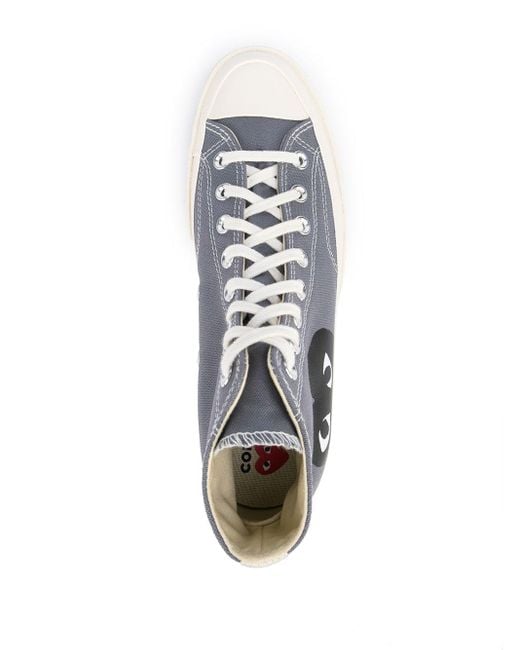 COMME DES GARÇONS PLAY White Comme Des Garçons X Converse All Star High-Top Sneakers