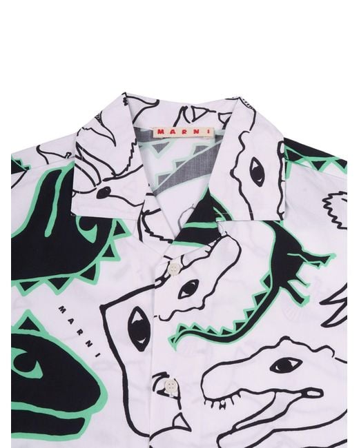 Marni White Mc124 U Camicia