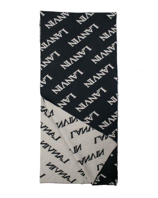 Lanvin Black Scarf