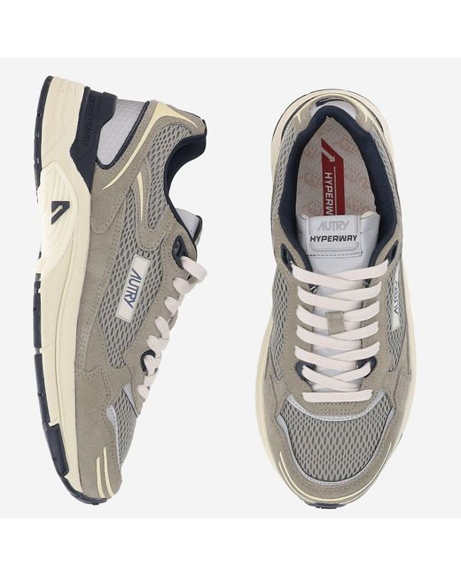 Autry Gray Hyperway Sneakers
