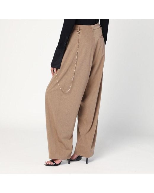 DARKPARK Natural Phebe Trousers With Chain