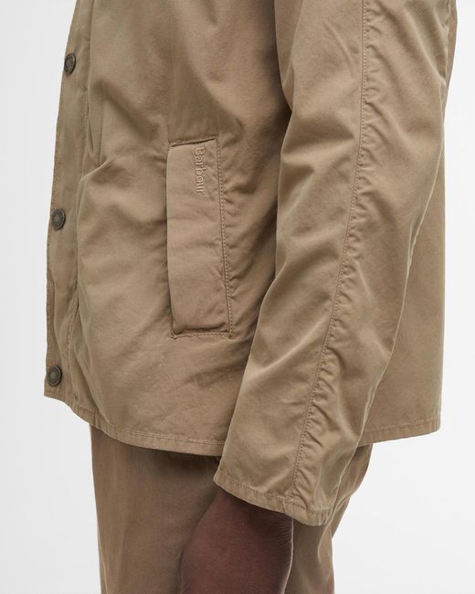 Barbour Natural Giacca Casual Tracker Washed Stone