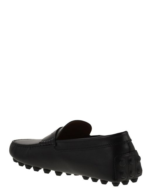Tod's Black Gommino Bubble Leather for men