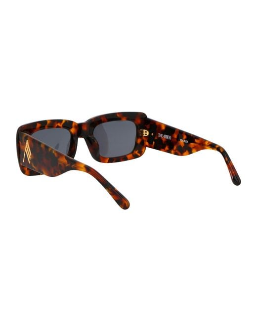 The Attico Brown Sunglasses Attico3 C24 Sun C24