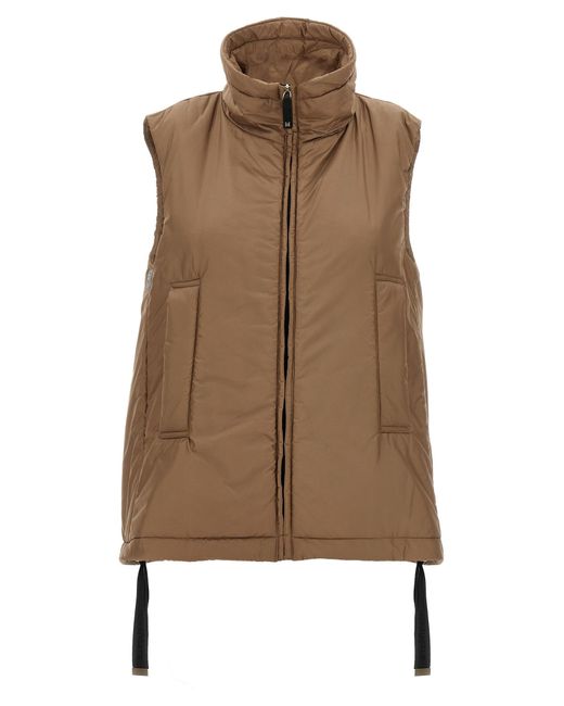 'Greenve' chaleco Max Mara de color Brown