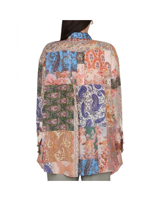 Camisa de seda de gran tamaño de Devi Zimmermann de color Natural