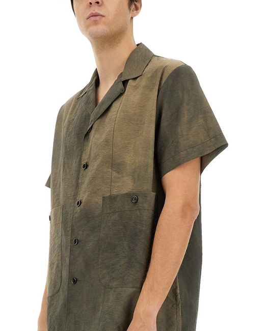 Uma Wang Green Terry Shirt for men