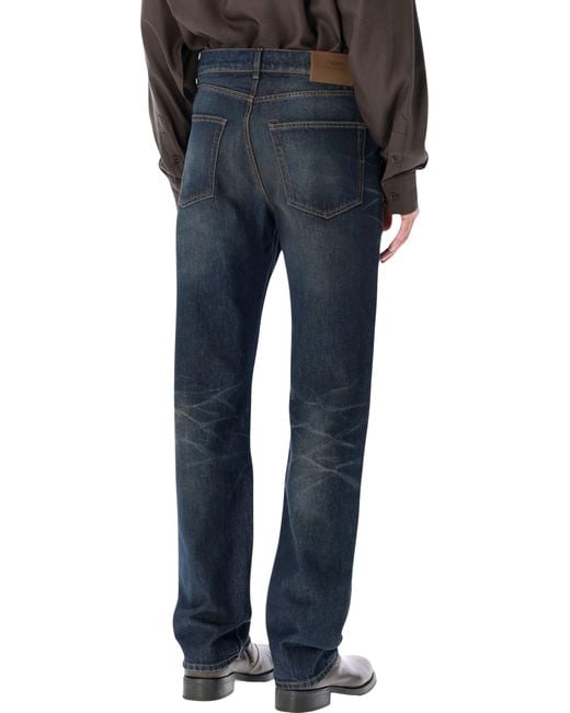 Our Legacy Blue Sand Tint Turkish Denim Regular Jeans for men