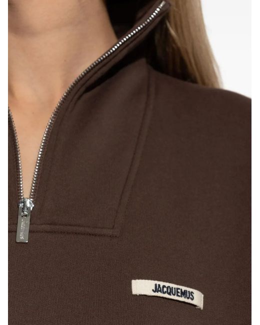 Jacquemus Black Schwarzes Baumwoll-Sweatshirt
