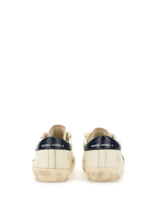 Golden Goose Deluxe Brand Natural Leather Super-Star Classic Sneakers