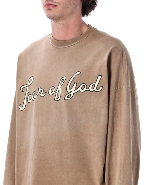 Fear Of God Natural T Shirts And Polos
