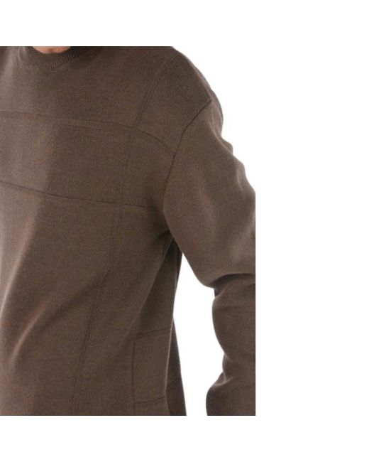 Zegna Brown Wool Pullover for men