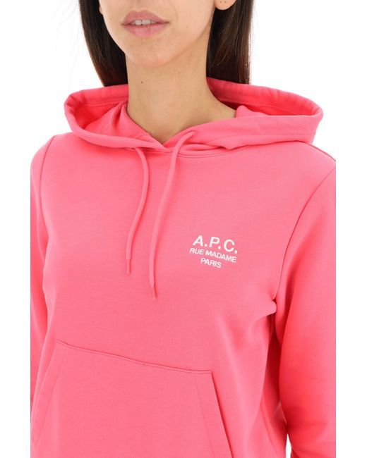 A.P.C. Apc 'manuela'-hoodie in het Pink
