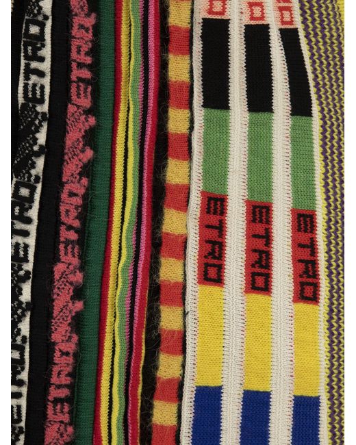 Etro Multicolor Jacquard Knit Skirt